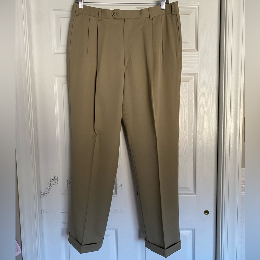 Dark Tan Brooks Brothers Dress Pants
